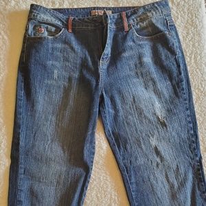 Paris Blue Jean Capri's